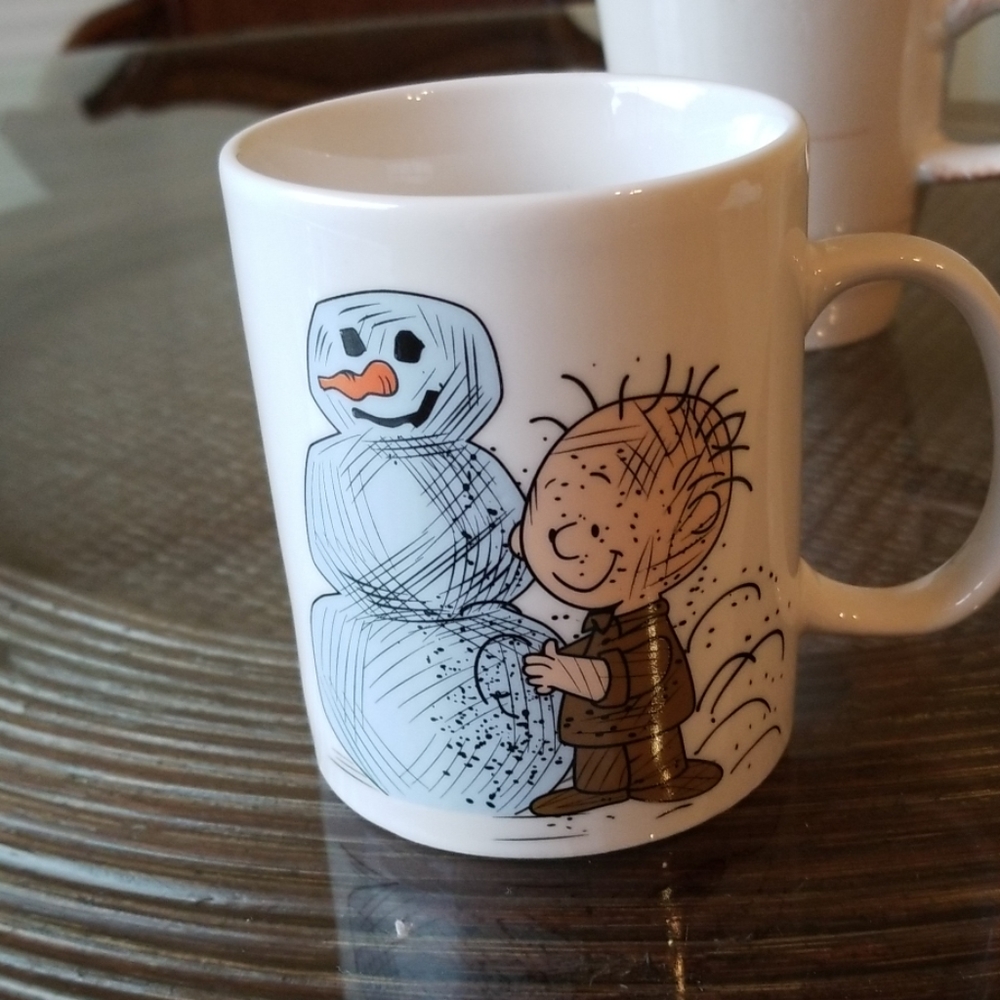 Charlie  Brown Snowman/ tree mug